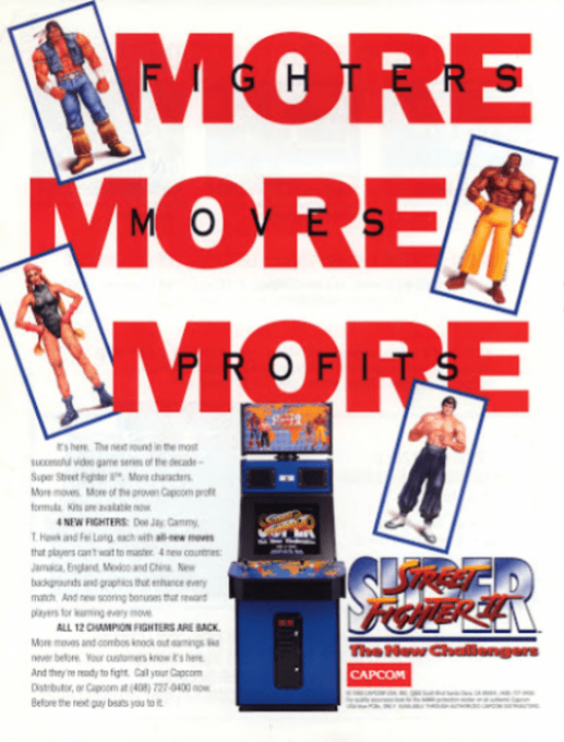 Super Street Fighter II: The New Challengers (Clone) — Box back