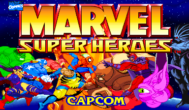 Marvel Super Heroes (Clone) — Title screen