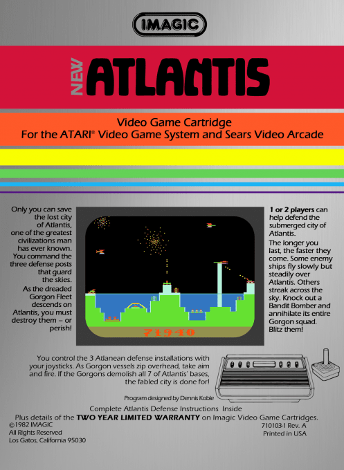 Atlantis II — Box back