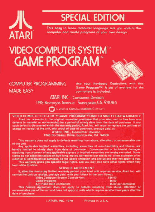 Basic Programming — Box back