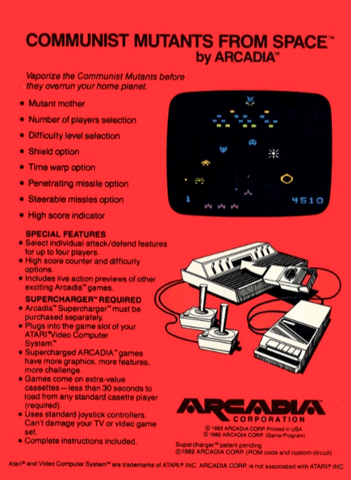 Communist Mutants From Space — Box back