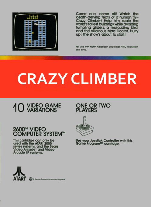 Crazy Climber — Box back
