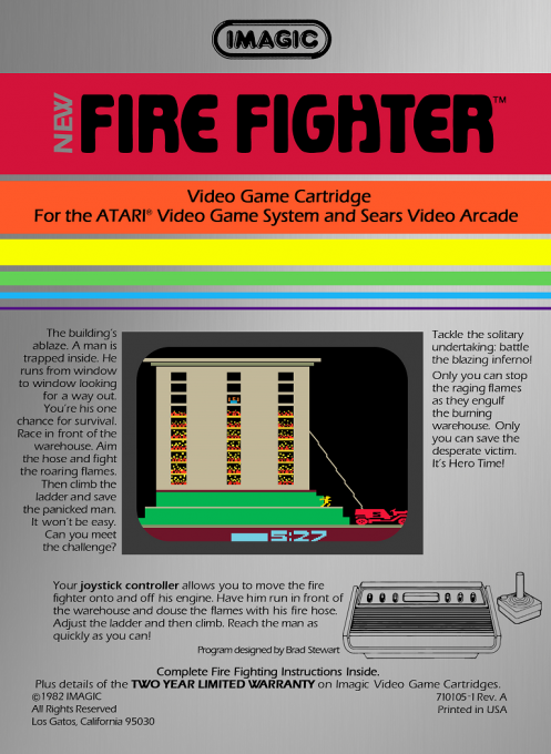 Fire Fighter — Box back