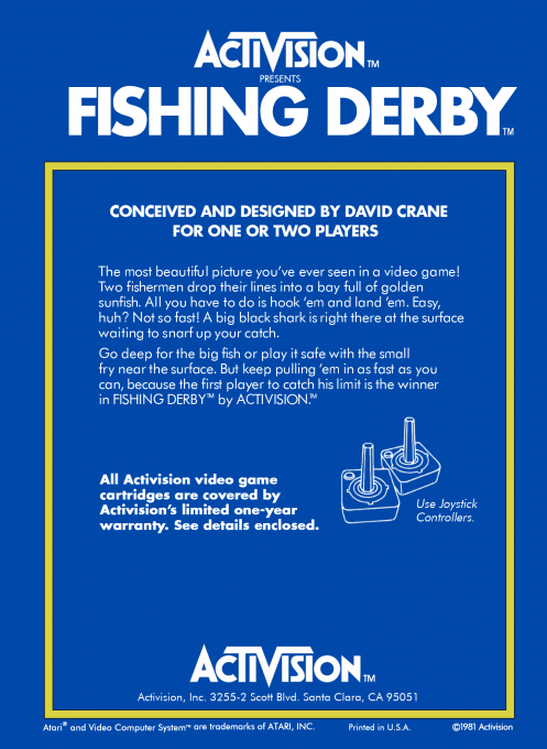 Fishing Derby — Box back