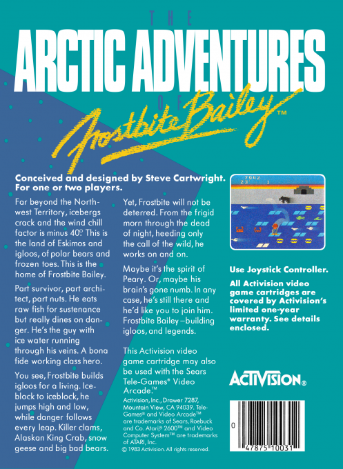 Frostbite — Box back