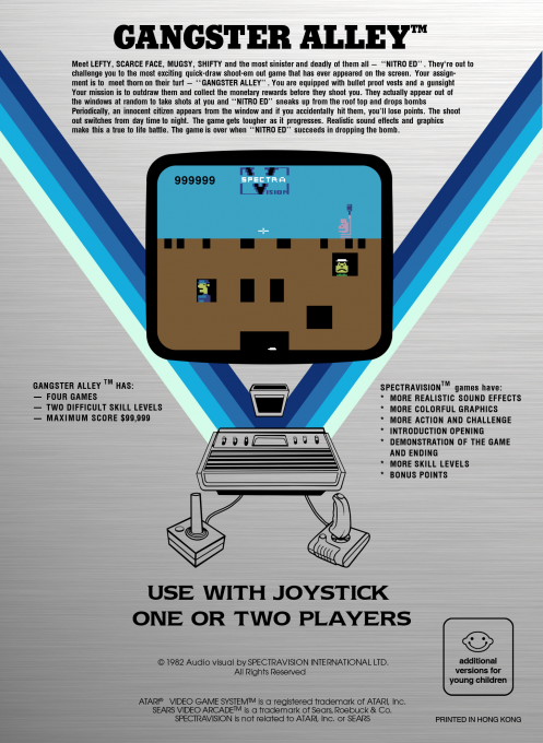 Gangster Alley — Box back