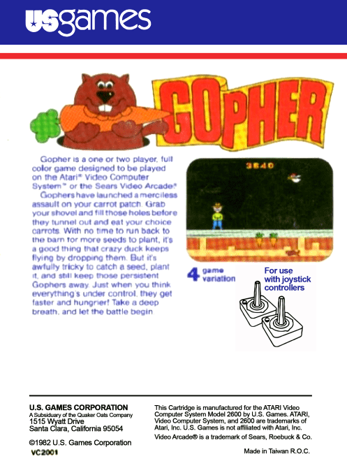 Gopher — Box back