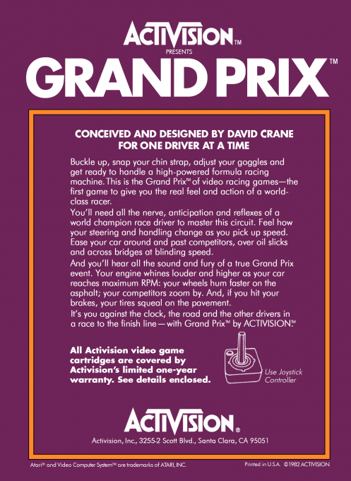 Grand Prix — Box back