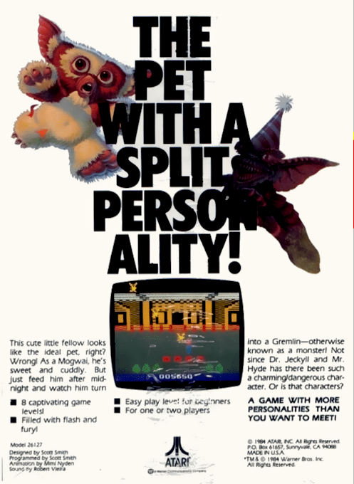 Gremlins — Box back