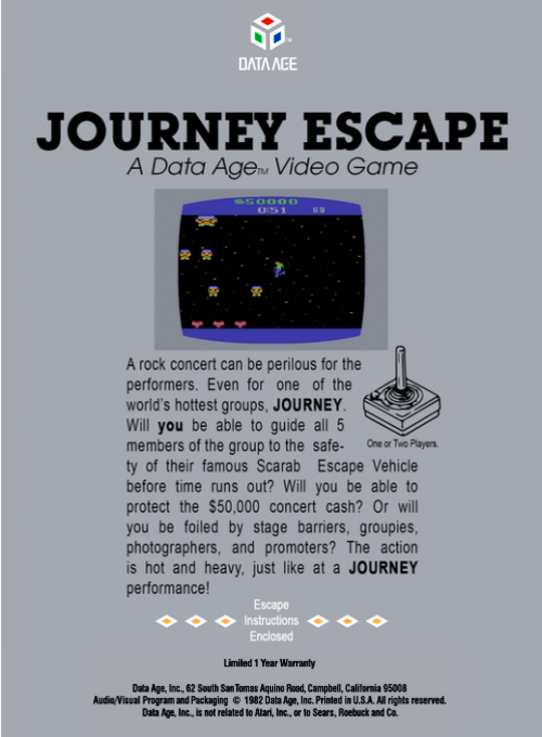 Journey Escape — Box back