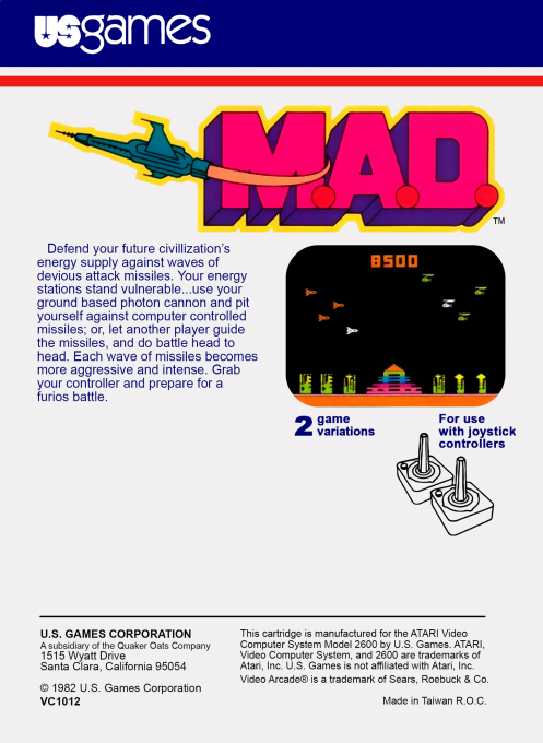 M.A.D. — Box back