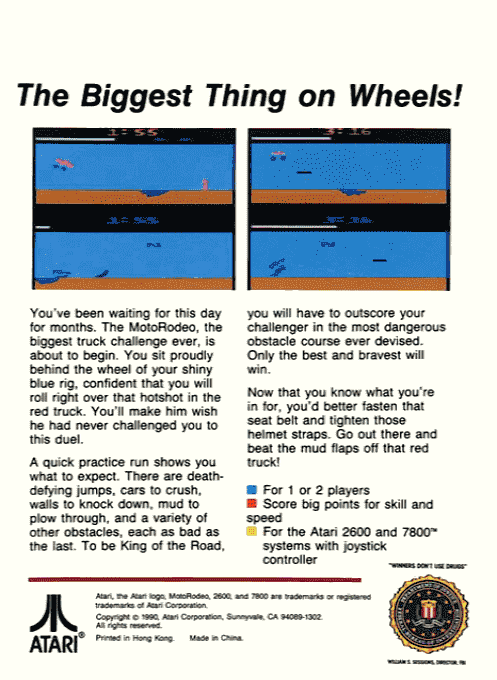 MotoRodeo — Box back