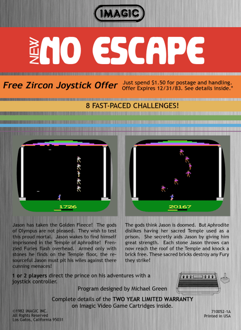 No Escape! — Box back