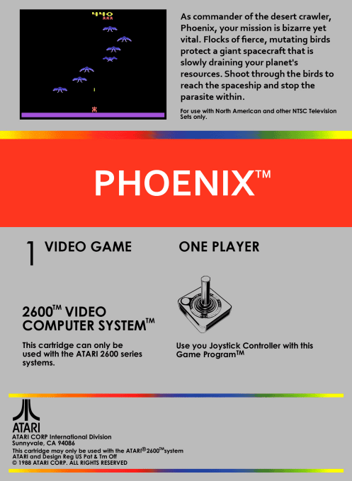 Phoenix — Box back