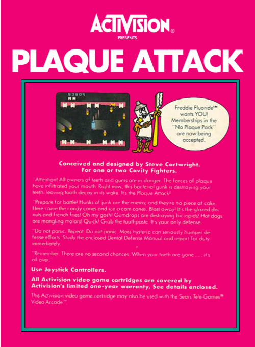 Plaque Attack — Box back