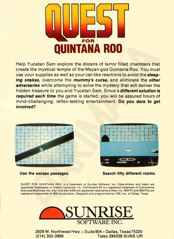 Quest for Quintana Roo — Box back