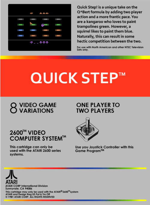 Quick Step! — Box back