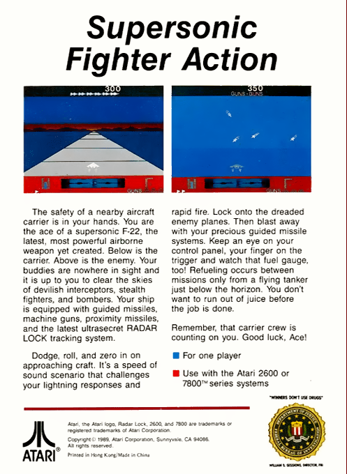 Radar Lock — Box back