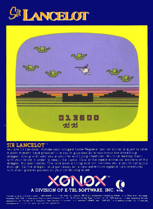 Sir Lancelot — Box back