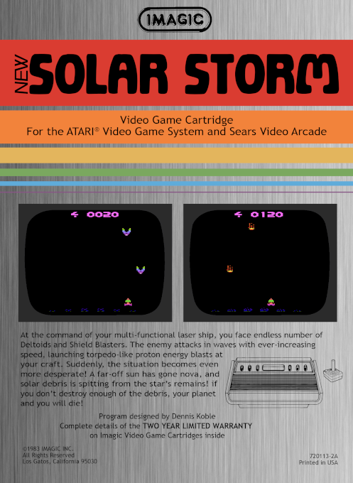 Solar Storm — Box back