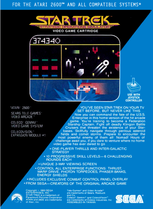 Star Trek : Strategic Operations Simulator — Box back