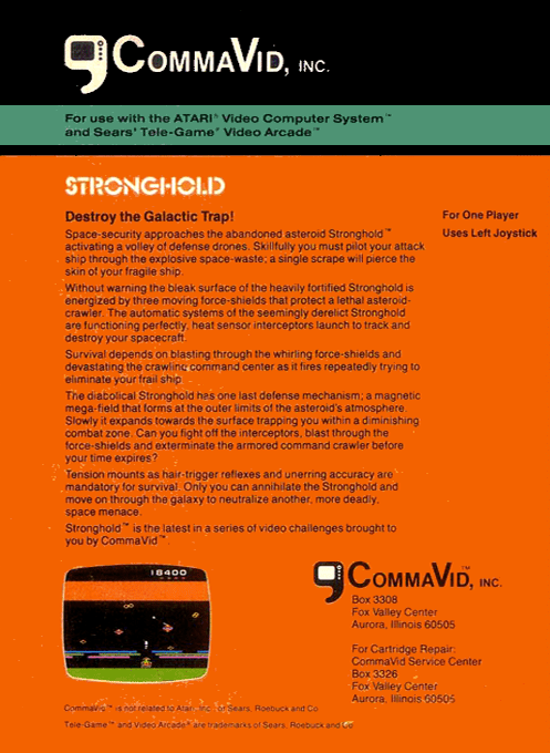 Stronghold — Box back