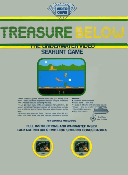 Treasure Below — Box back
