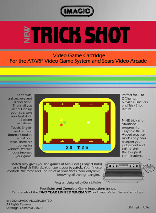 Trick Shot — Box back