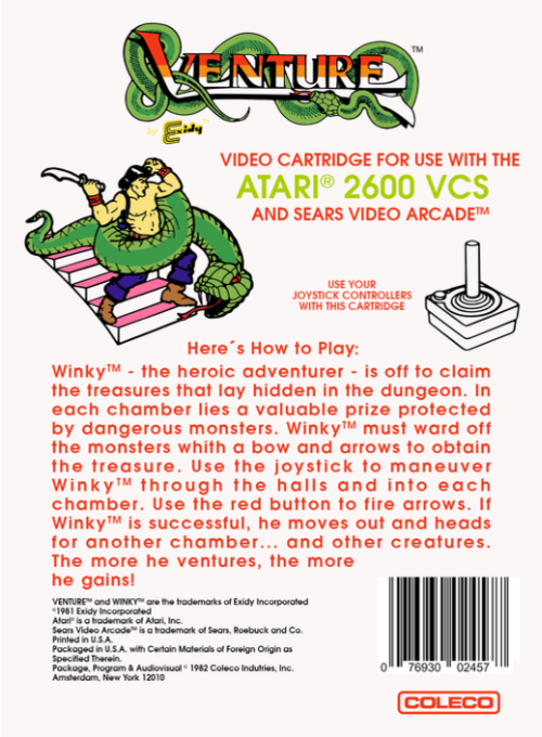 Venture — Box back