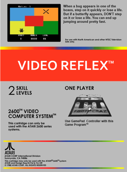 Video Reflex — Box back