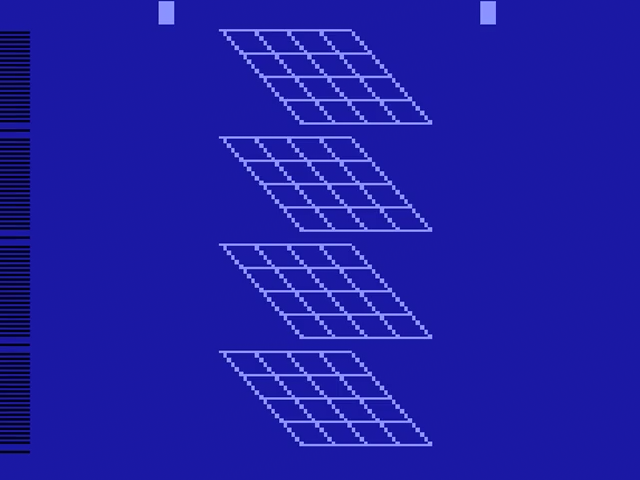 3-D Tic-Tac-Toe — Title screen