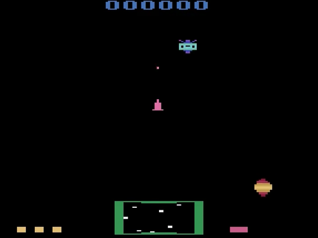 Asteroid Fire — Title screen