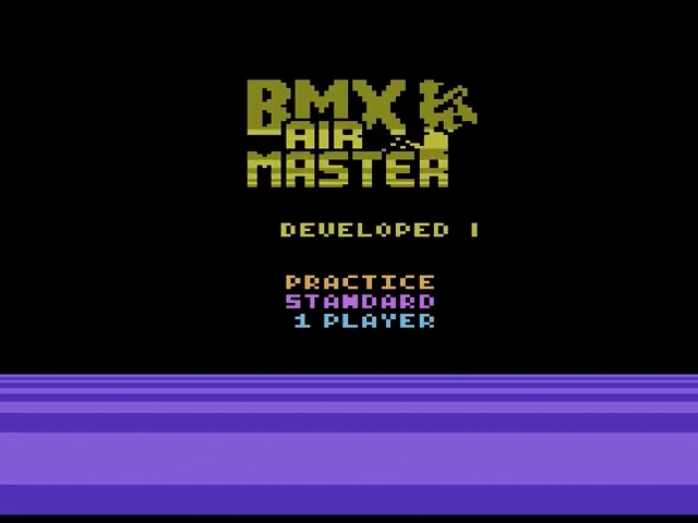 BMX Air Master — Title screen
