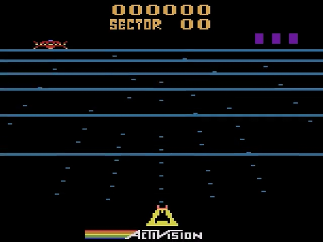 Beamrider — Title screen