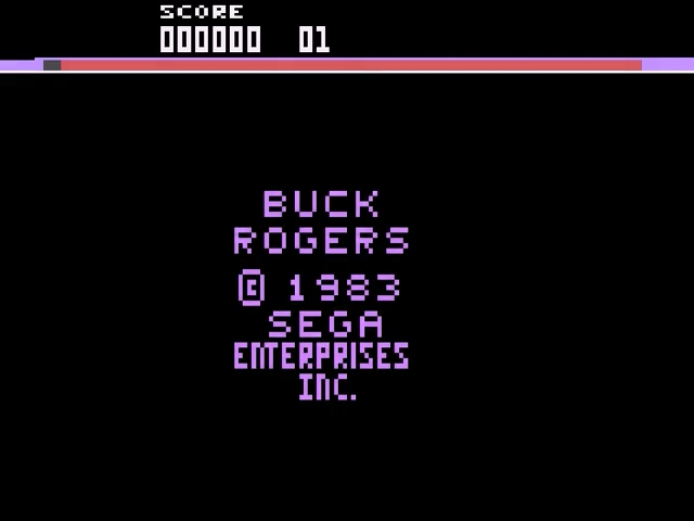 Buck Rogers : Planet of Zoom — Title screen