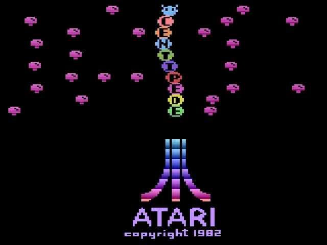 Centipede — Title screen