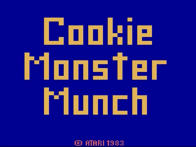 Cookie Monster Munch — Title screen