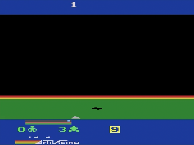 Cosmic Commuter — Title screen