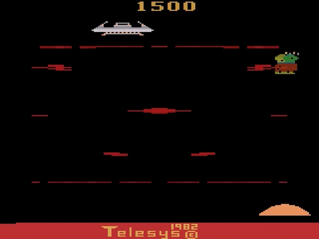 Cosmic Creeps — Title screen