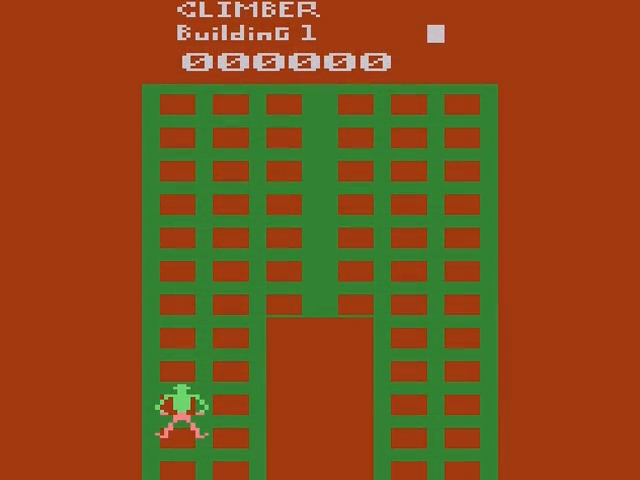 Crazy Climber — Title screen