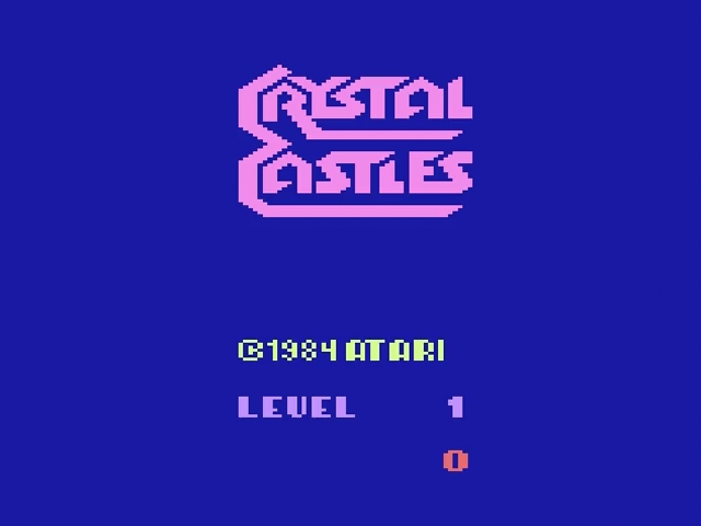 Crystal Castles — Title screen