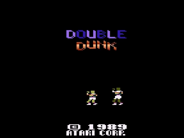 Double Dunk — Title screen