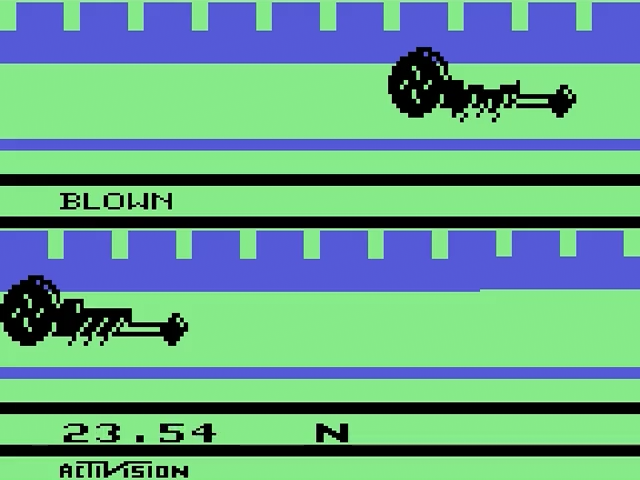 Dragster — Title screen