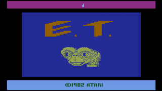 E.T. : The Extra-Terrestrial — Title screen