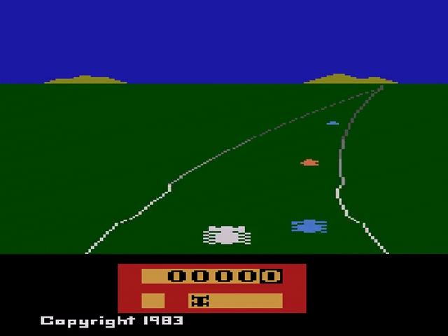 Enduro — Title screen