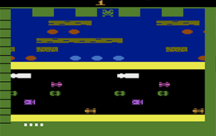 Frogger — Title screen