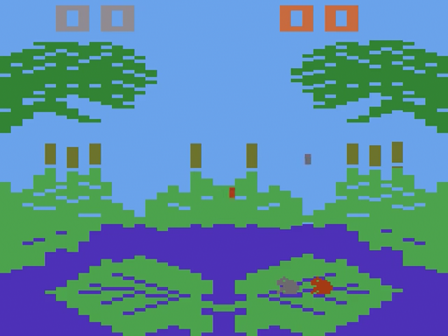 Frogs and Flies — Title screen