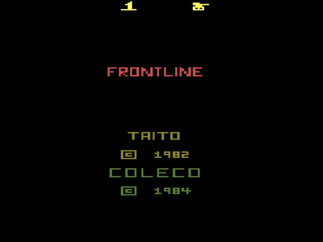 Front Line — Title screen