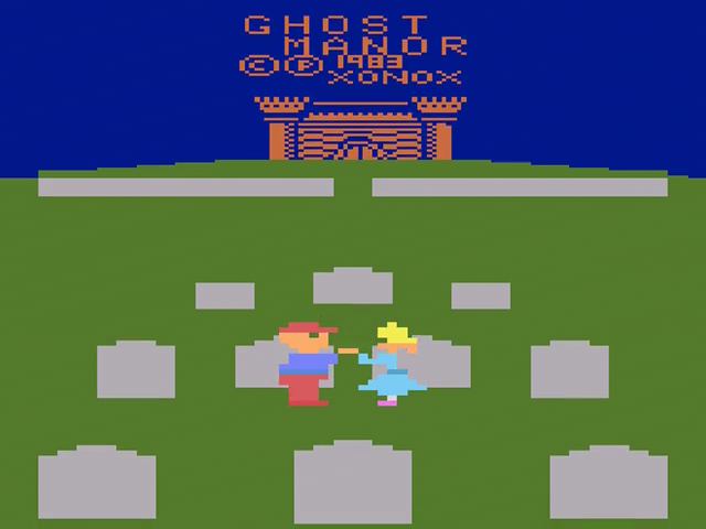 Ghost Manor — Title screen