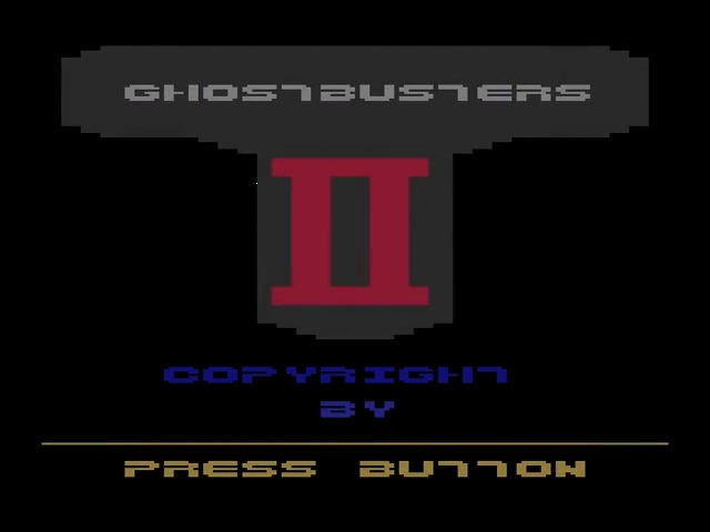 Ghostbusters II — Title screen